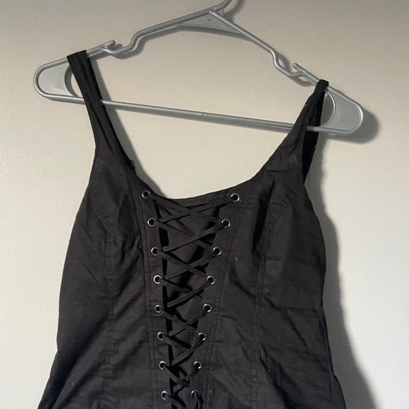 Y2K BLACK GOTH CORSET - Picture 2 of 3